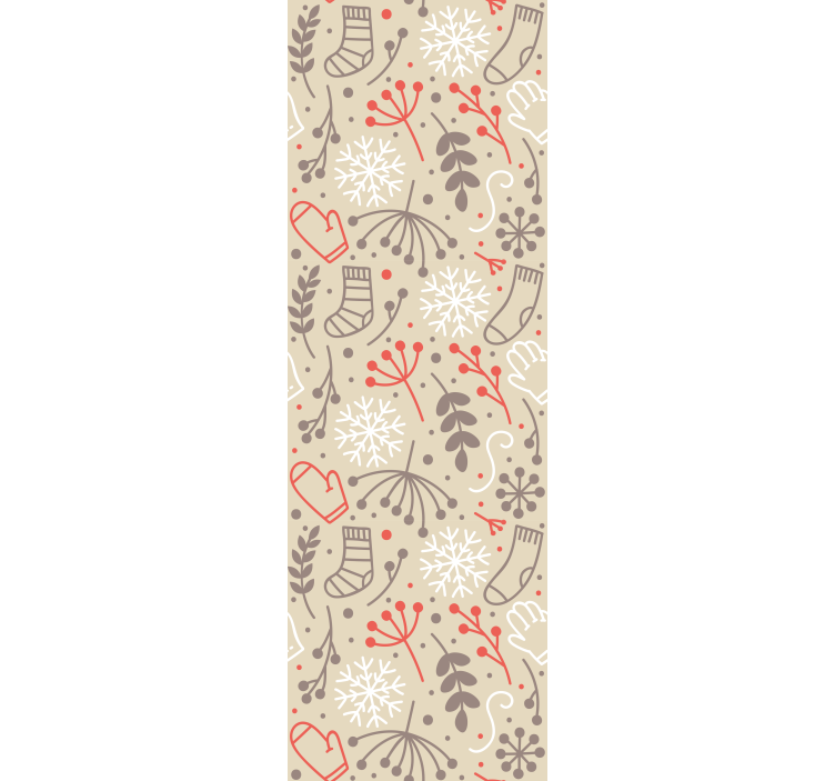 Carta da parati natalizia modelli festivi - TenStickers