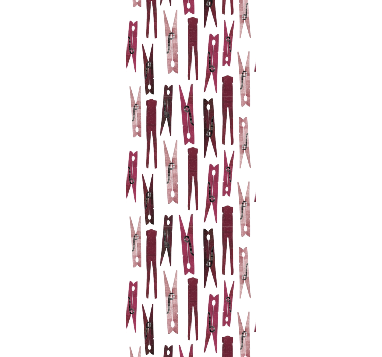 Carta da parati geometrica mollette sparse - TenStickers