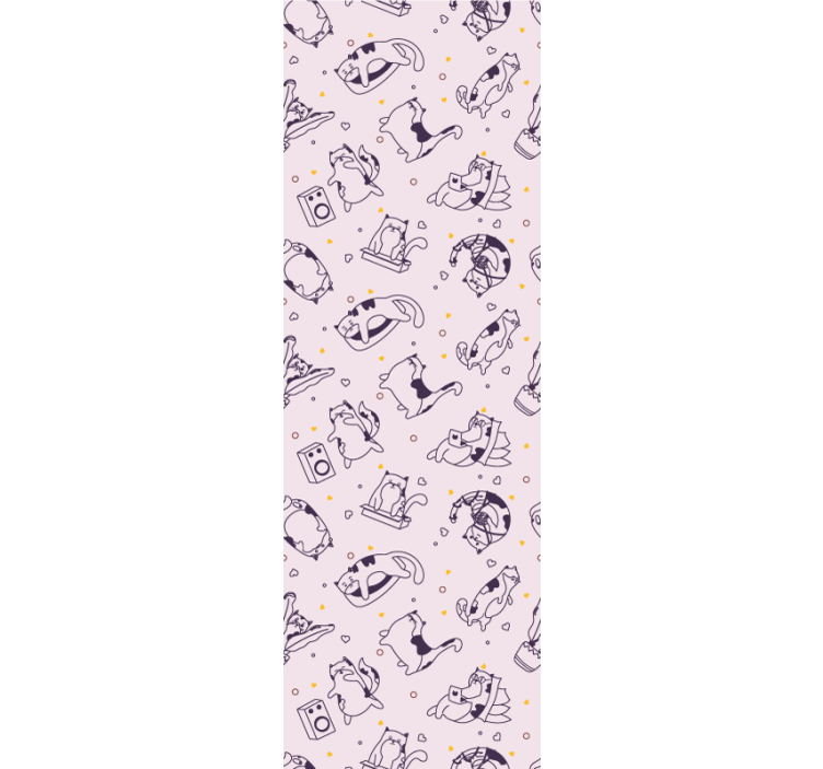 Carta da parati neonato linea artistica giocosa - TenStickers