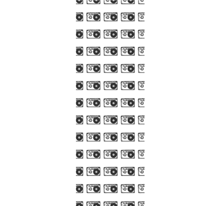 Carta da parati ornamentale modello audio retrò - TenStickers