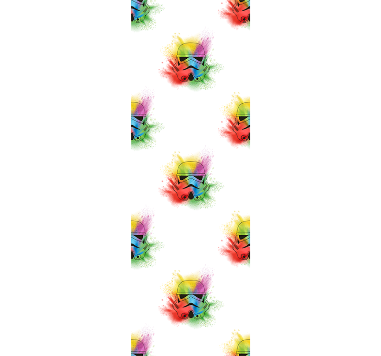 Carta da parati artistica illustrazione di scarabeo colorato - TenStickers