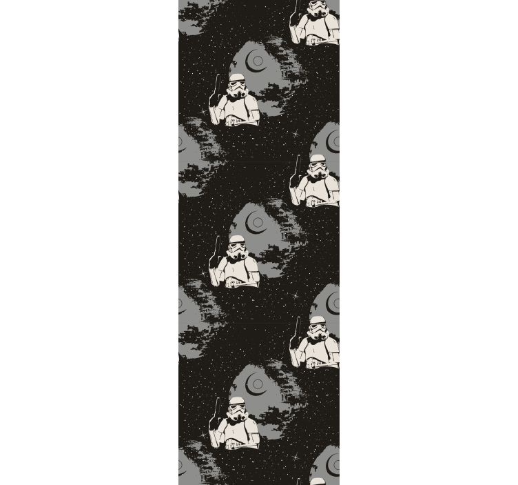 Carta da parati artistica tema del soldato galattico - TenStickers