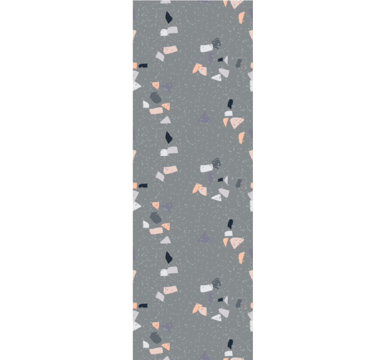 Carta da parati astratta coriandoli geometrici - TenStickers