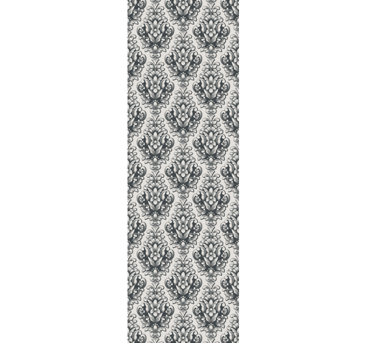 Carta da parati barocco graziose forme botaniche - TenStickers