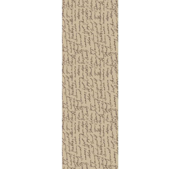 Carta da parati con scritte calligrafia elegante - TenStickers
