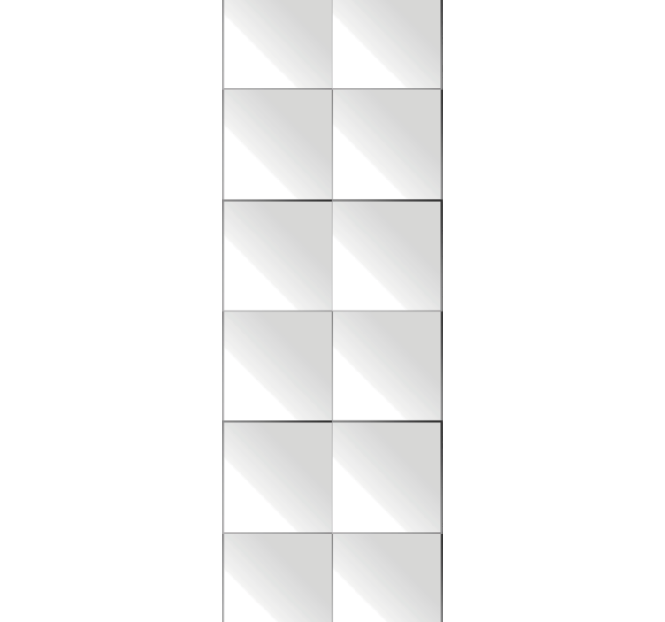 Carta da parati effetto piastrelle modello semplice e pulito - TenStickers