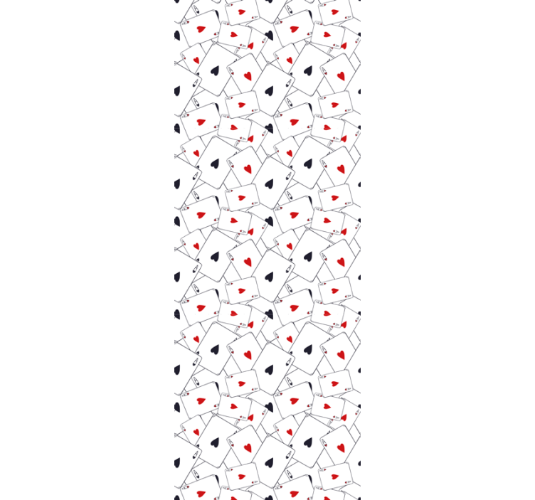 Carta da parati con scritte modelli di carte da gioco - TenStickers