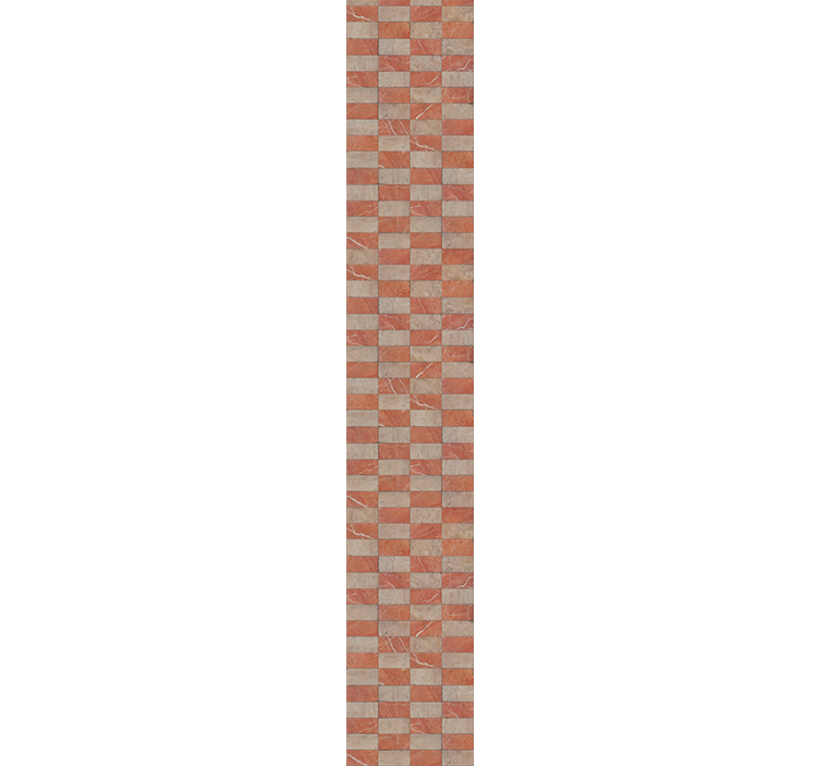 carta da parati cucina piastrelle beige geometriche - TenStickers