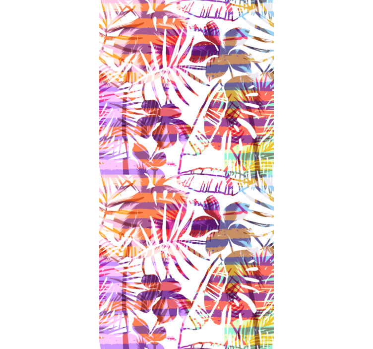 Carta da parati floreale motivi floreali vivaci - TenStickers