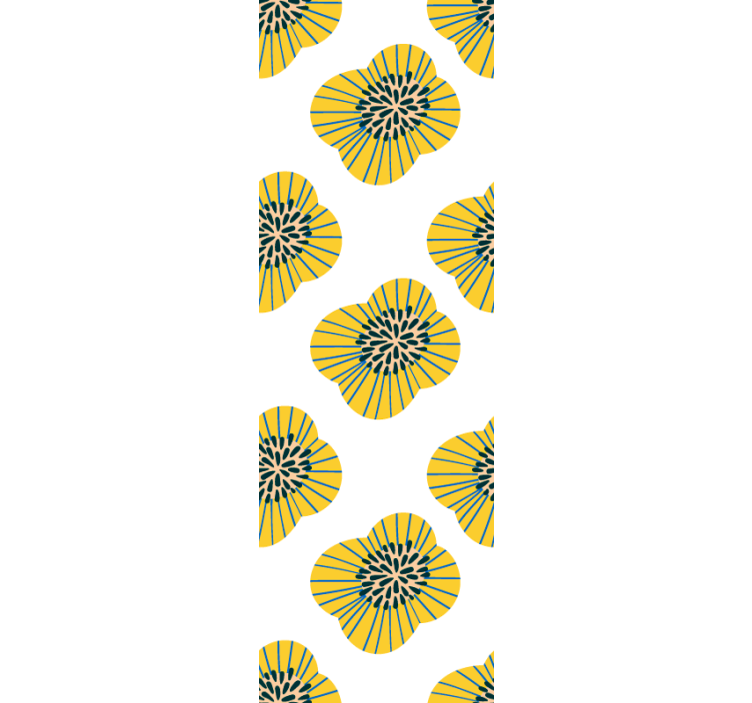 Carta da parati floreale motivo floreale elegante - TenStickers