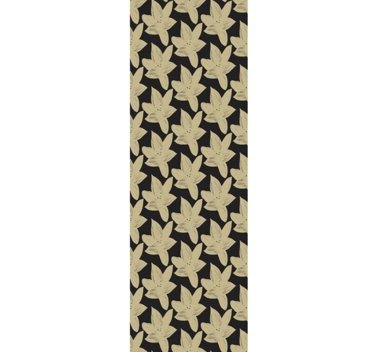 Carta da parati bagno eleganti foglie floreali - TenStickers