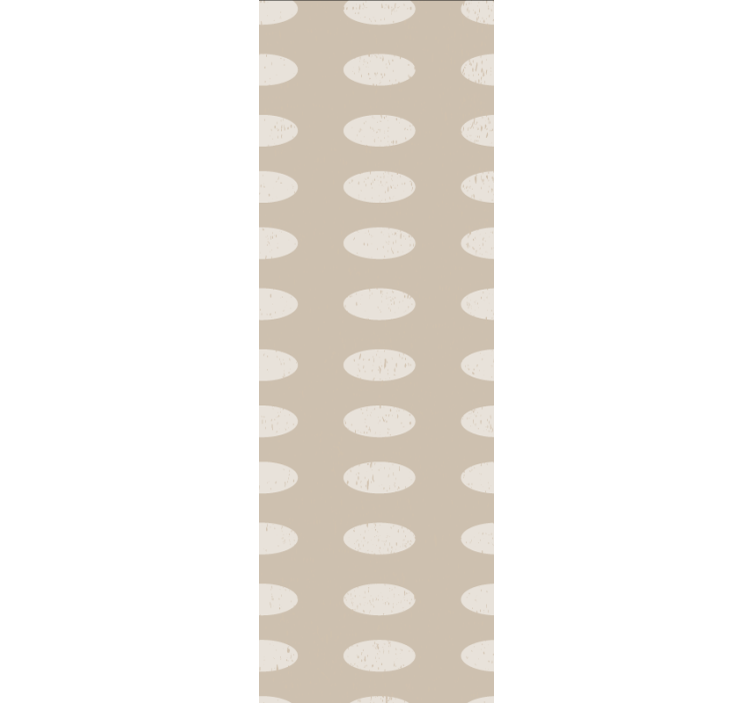 Carta da parati pois disegno del modello ovale - TenStickers