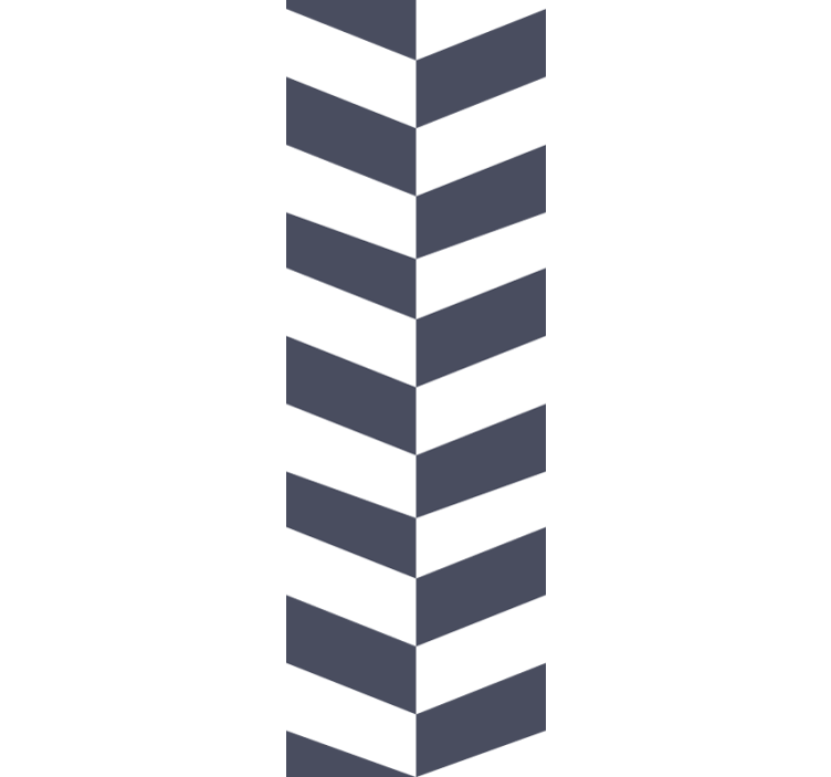 Carta da parati geometrica forme di freccia chevron - TenStickers