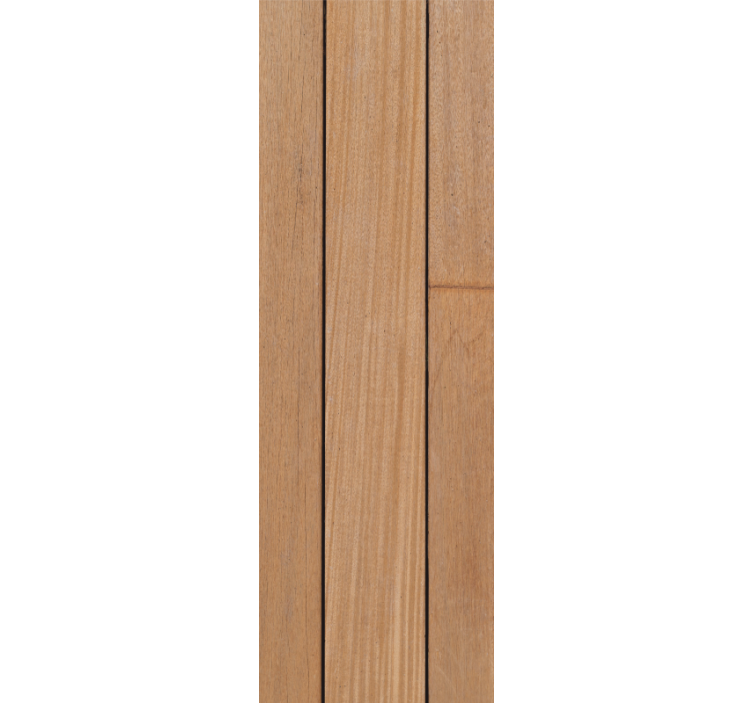 Carta da parati effetto legno assi semplici marroni - TenStickers