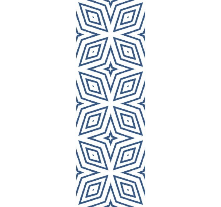 Carta da parati geometrica elegante motivo grigio e bianco - TenStickers