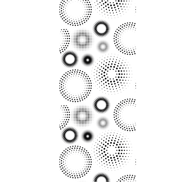 Carta da parati pois geometria puntinista - TenStickers