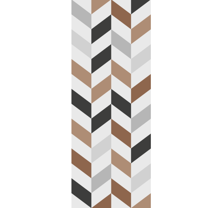 Carta da parati camera ragazzi motivo astratto a chevron - TenStickers