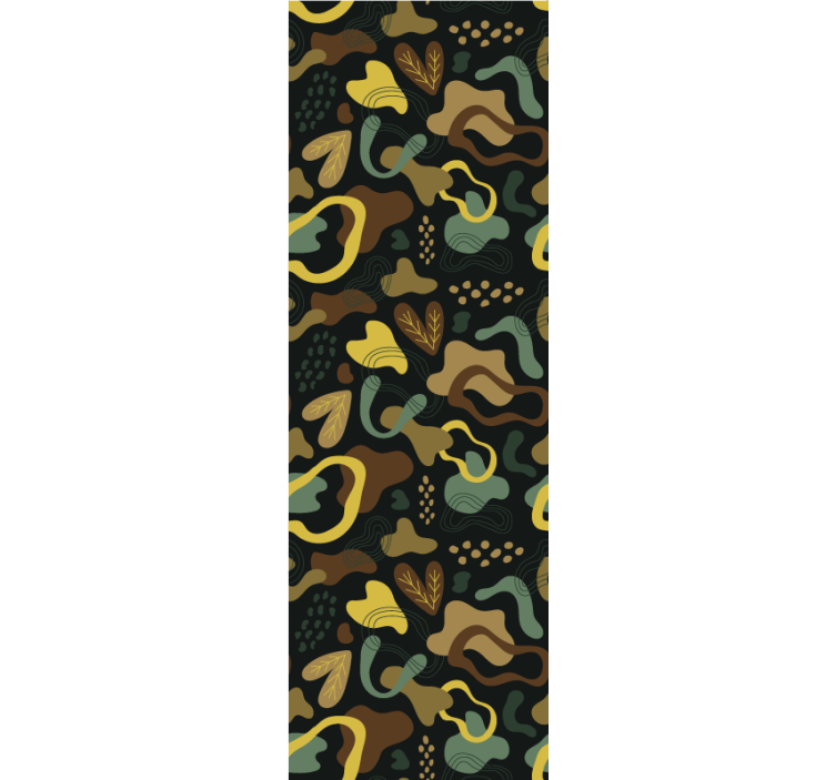 Carta da parati astratta modelli di forme organiche - TenStickers