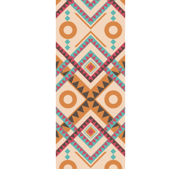 Carta da parati moderna rombi multicolore - TenStickers