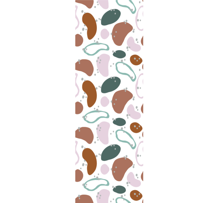 Carta da parati con disegni astratti - TenStickers