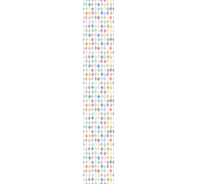 Carta da parati con i rombi colorati - TenStickers