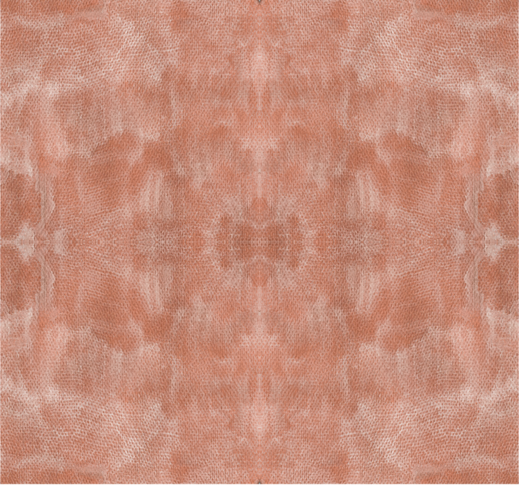 Carta da parati terracotta finta biancheria - TenStickers