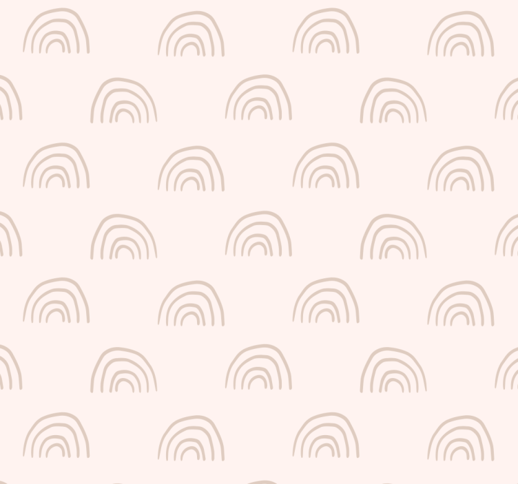Carta da parati neonato arcobaleno minimalista - TenStickers