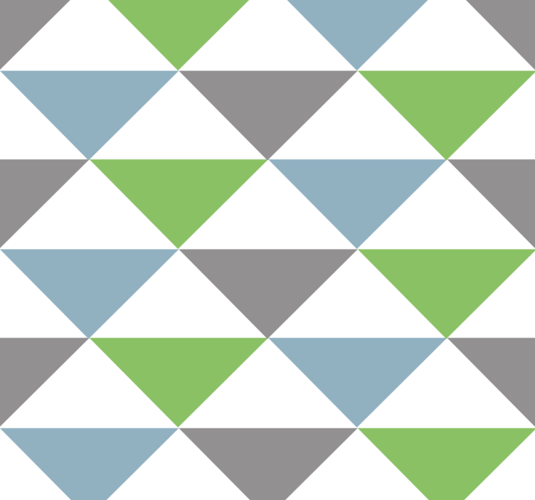 Carta da parati ufficio triangoli pastello colorati - TenStickers