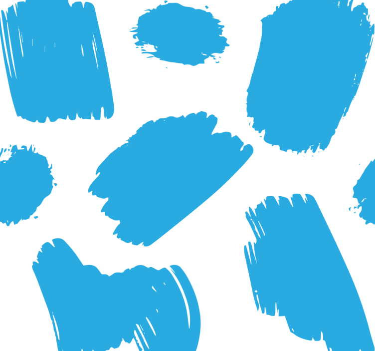 Carta da parati astratta pennellate astratte - TenStickers