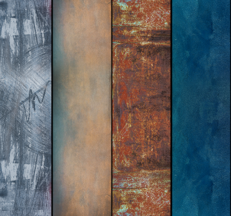 Carta da parati astratta paesaggio invernale - TenStickers