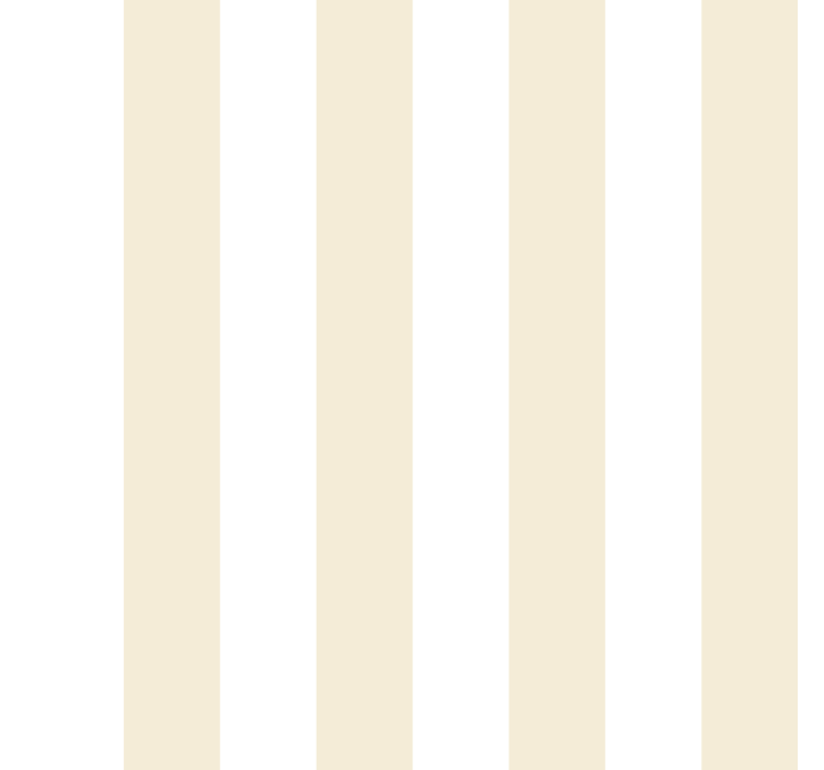 Carta da parati a righe verticali colore beige - TenStickers