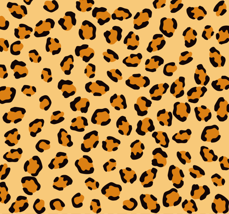 Carta da parati leopardata motivo leopardato - TenStickers