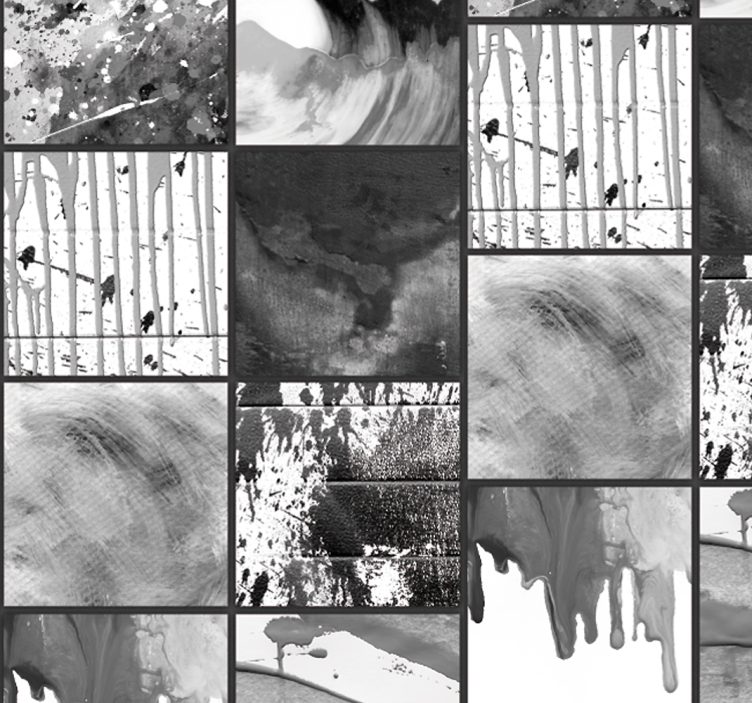 Carta da parati astratta fluidità monocromatica - TenStickers