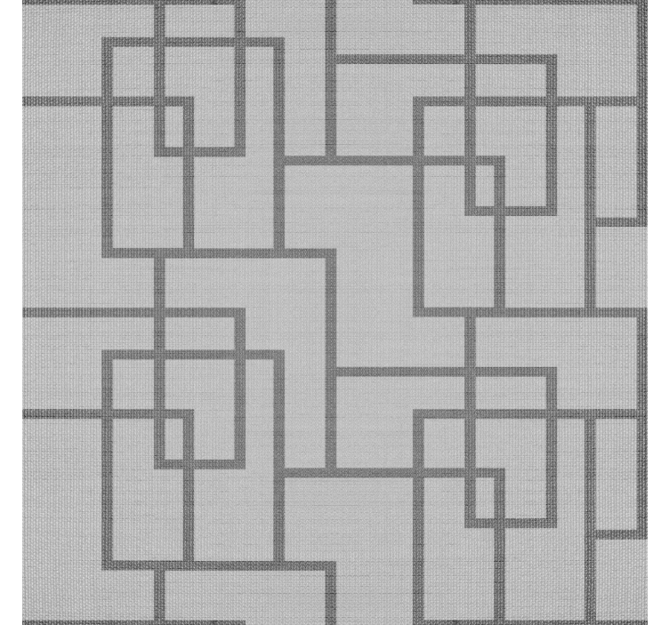 Carta da parati moderna linee geometriche grigie - TenStickers