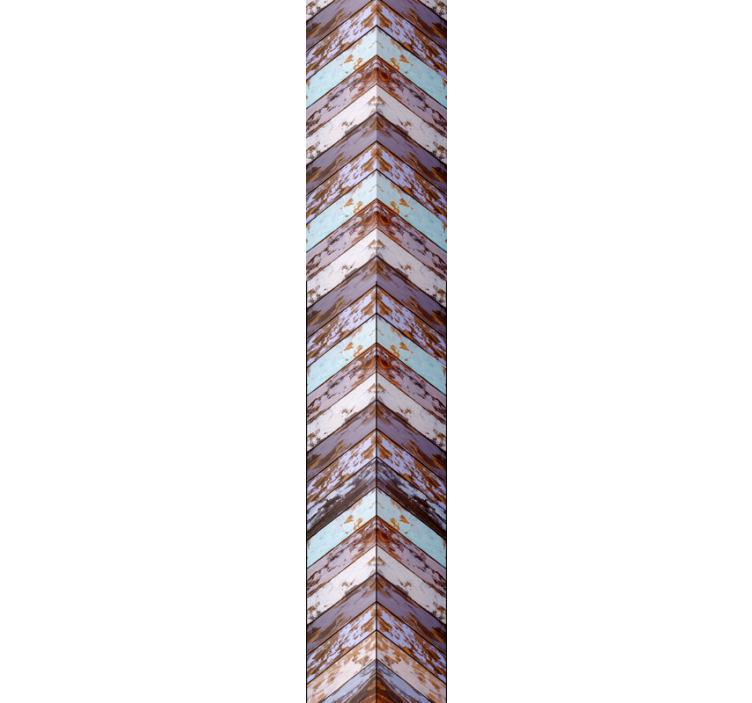 Carta da parati effetto cemento dettaglio chevron - TenStickers