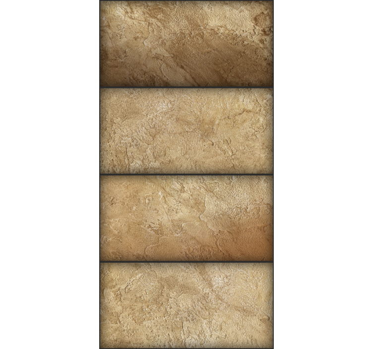 Carta da parati effetto cemento griglia di piastrelle - TenStickers