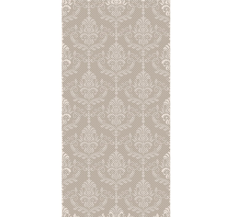 Carta da parati barocco damasco elegante - TenStickers