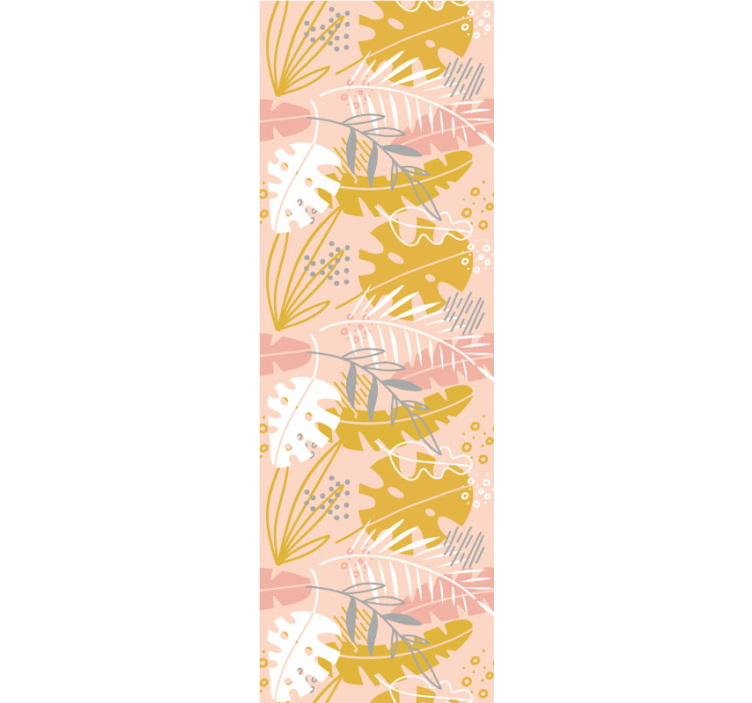 Carta da parati floreale collezione di foglie tropicali - TenStickers