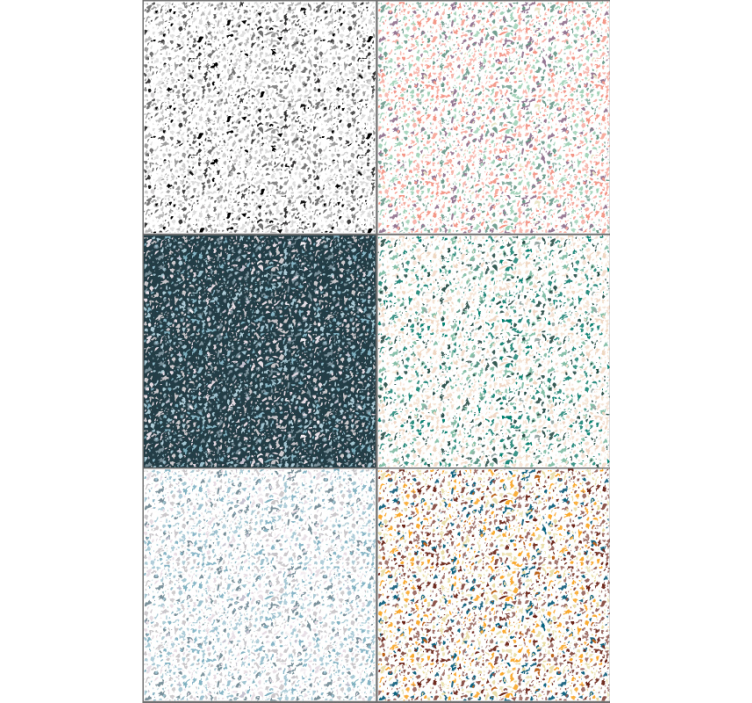 Carta da parati soggiorno effetto motivo geometrico - TenStickers