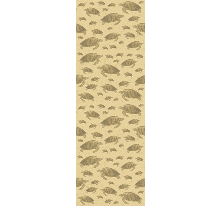 Carta da parati camera tartaruga di mare - TenStickers