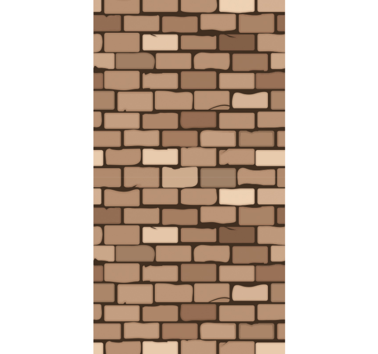 carta da parati cucina struttura moderna del mattone - TenStickers