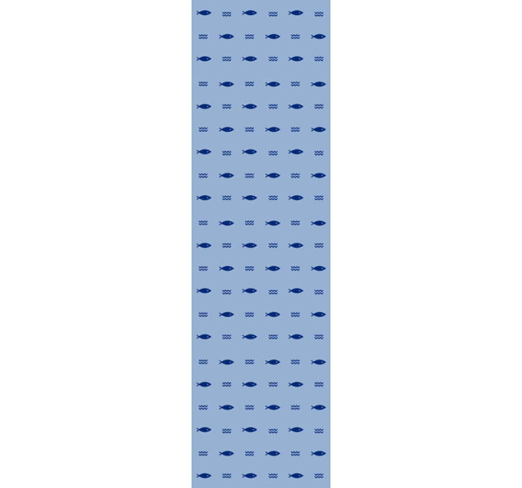Carta da parati pesci modello blu sottomarino - TenStickers