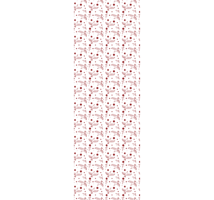 Carta da parati animali uccelli e puntini - TenStickers