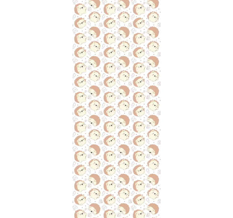 Carta da parati cameretta motivo del riccio - TenStickers