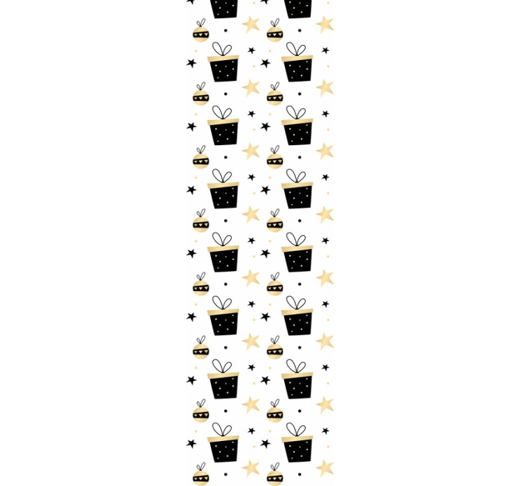 Carta da parati natalizia vasi decorativi per piante - TenStickers