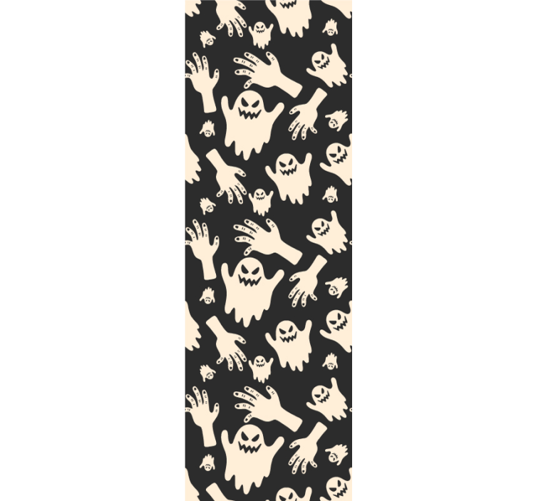 Carta da parati Halloween modelli di mani spettrali - TenStickers