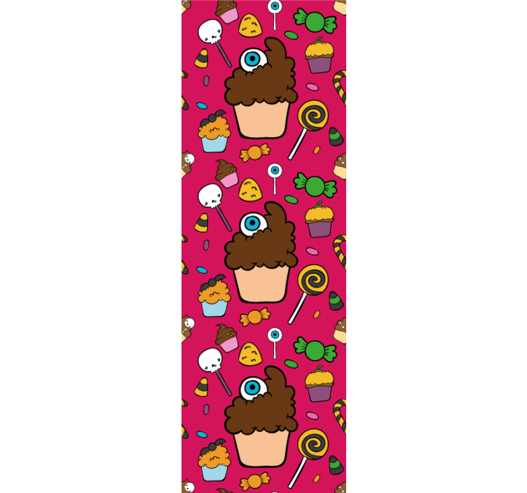 Carta da parati neonato tema dolci prelibatezze - TenStickers