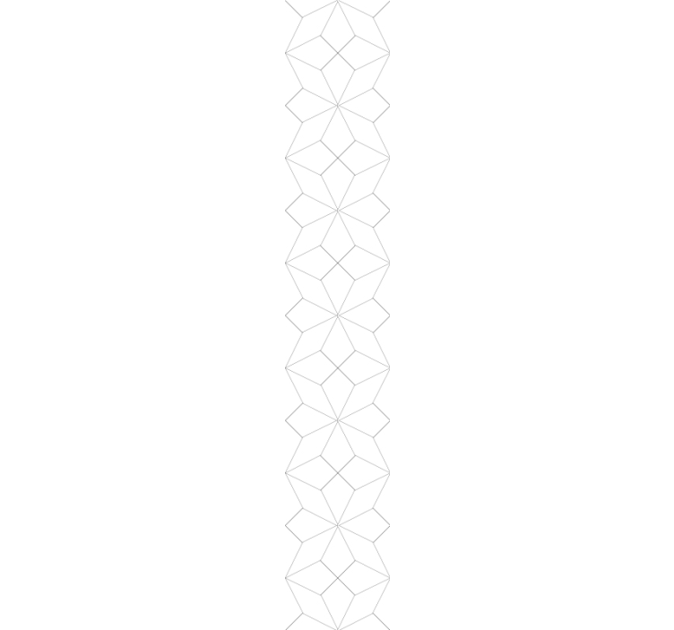 Carta da parati geometrica griglia di linee minimalista - TenStickers