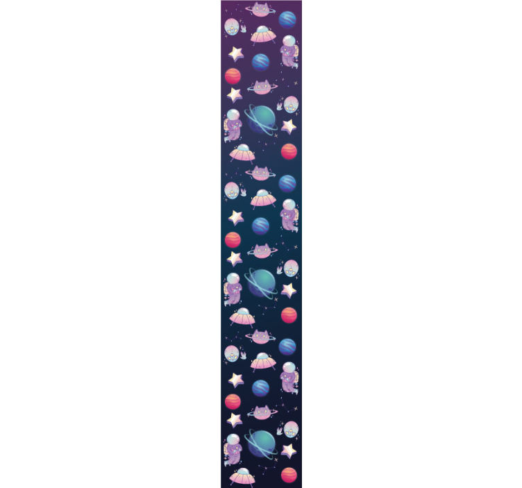 Carta da parati cameretta avventura nello spazio - TenStickers