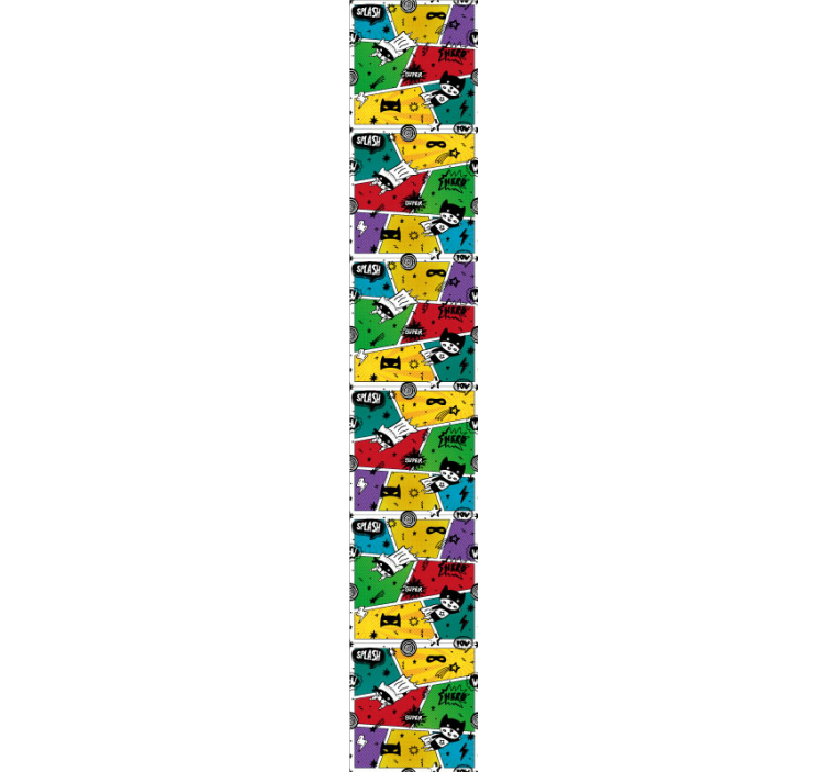 Carta da parati cameretta personaggi dei cartoni animati - TenStickers